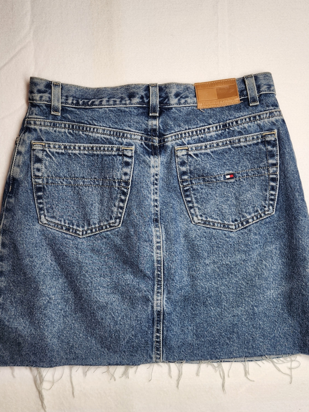 Vintage Tommy Hilfiger Denim Mini Skirt Y2K Size‎ 6